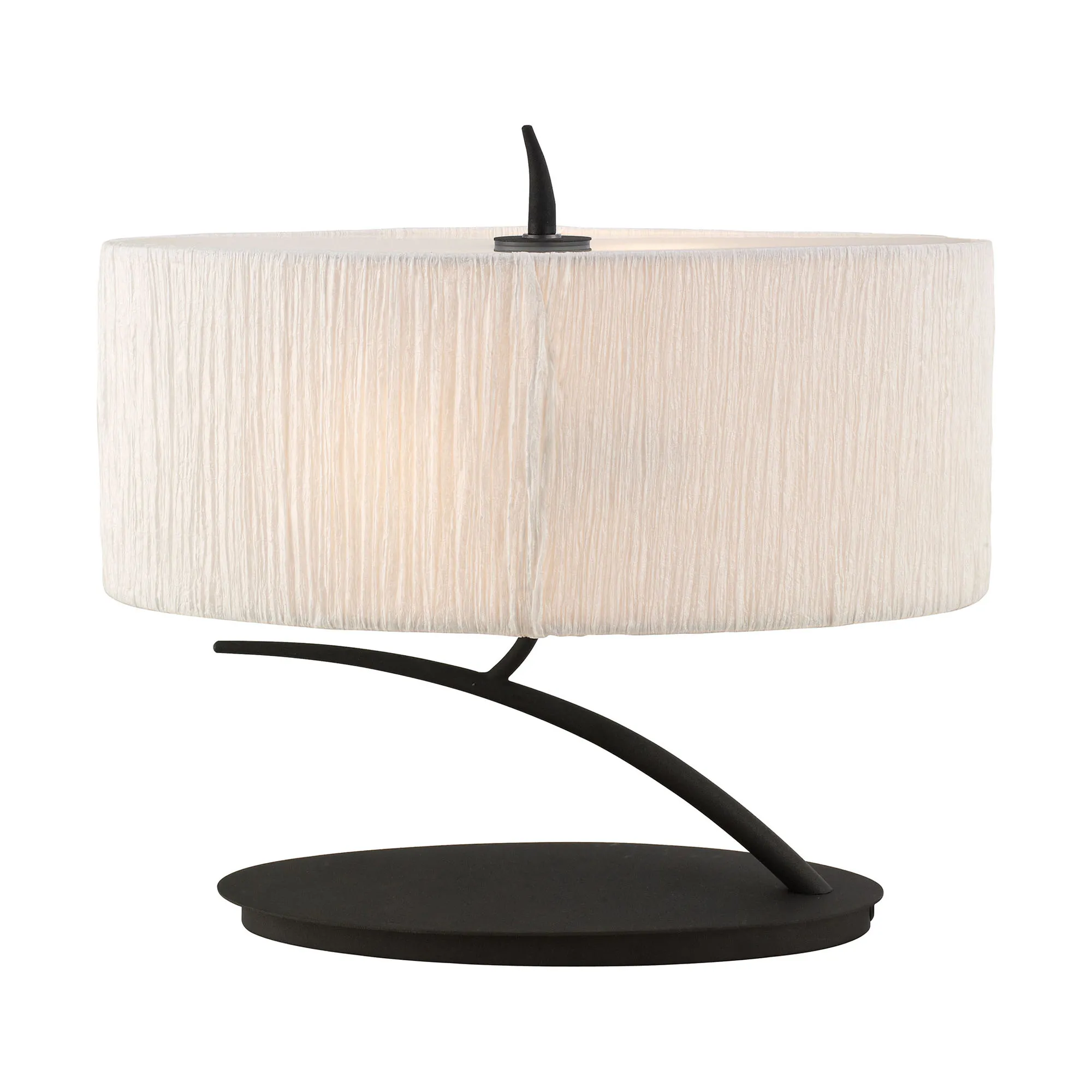 Eve Anthracite-White Table Lamps Mantra Shaded Table Lamps